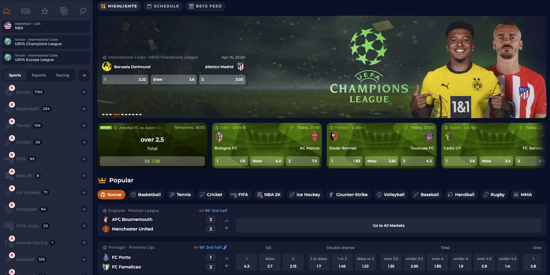 Nine Casino Sports Betting