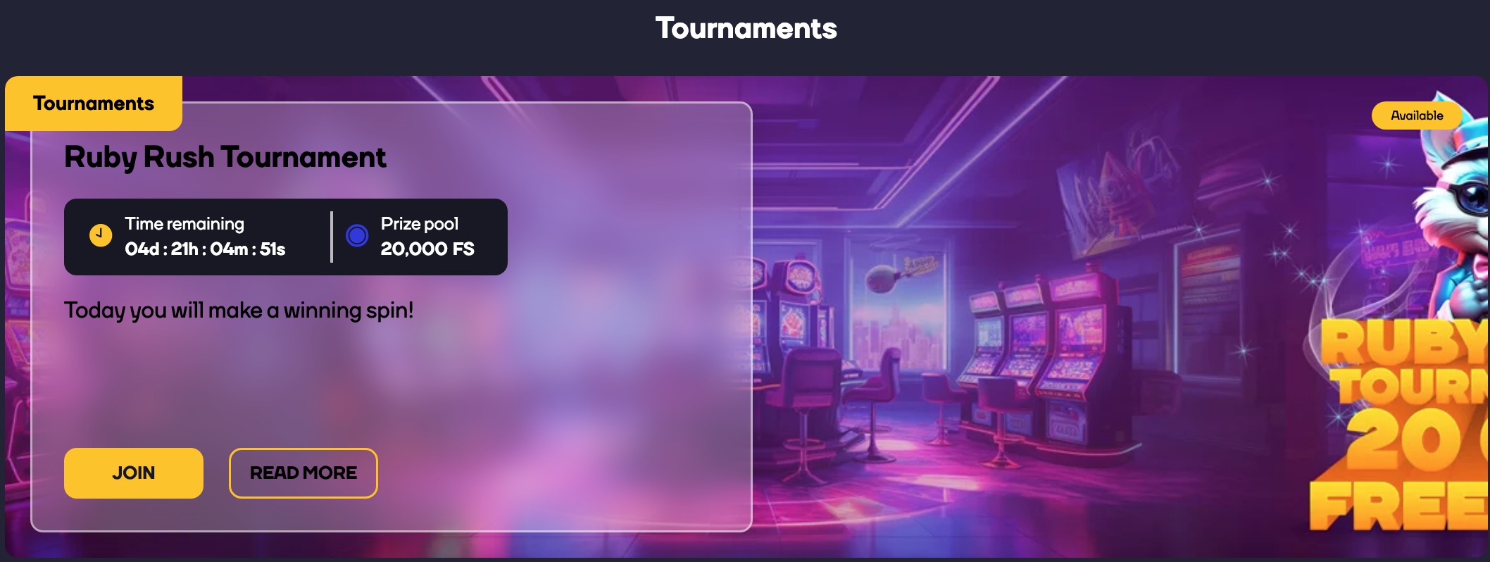 Cat Casino Tournaments