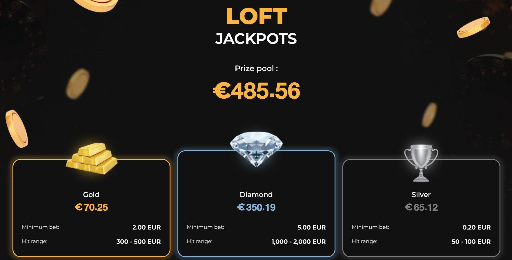 Loft կազինո Jackpots