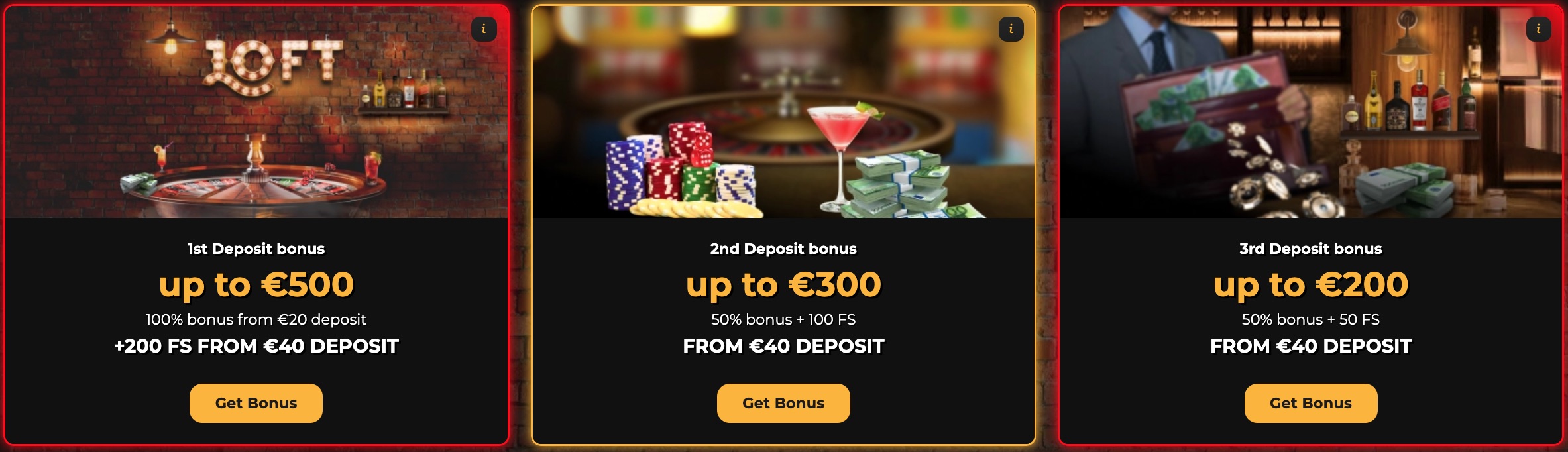 Loft Casino Willkommensbonus