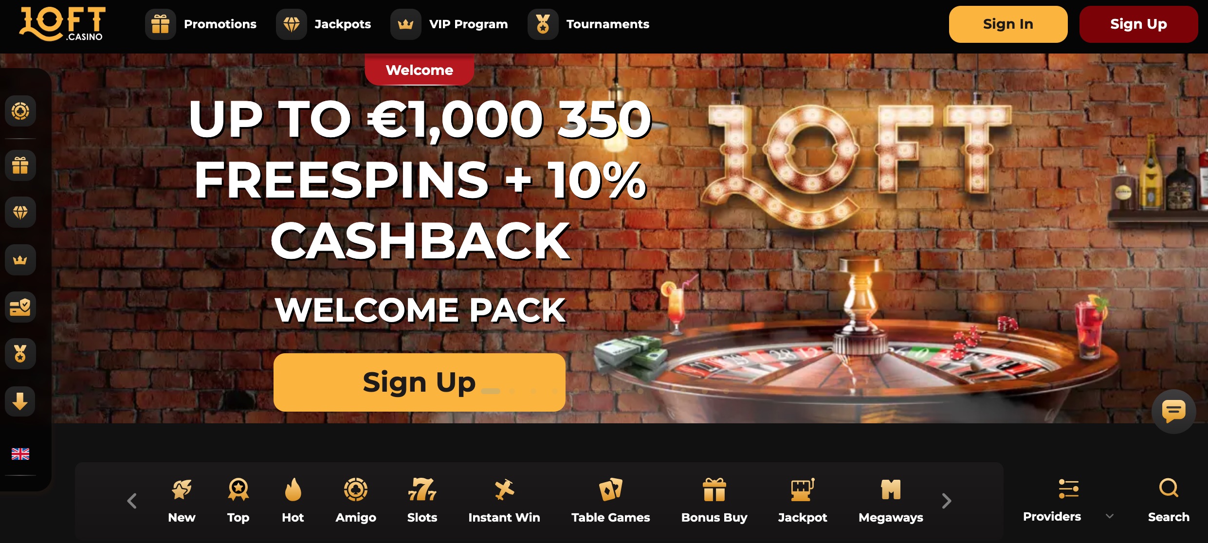 Offizielle Loft Casino-Website