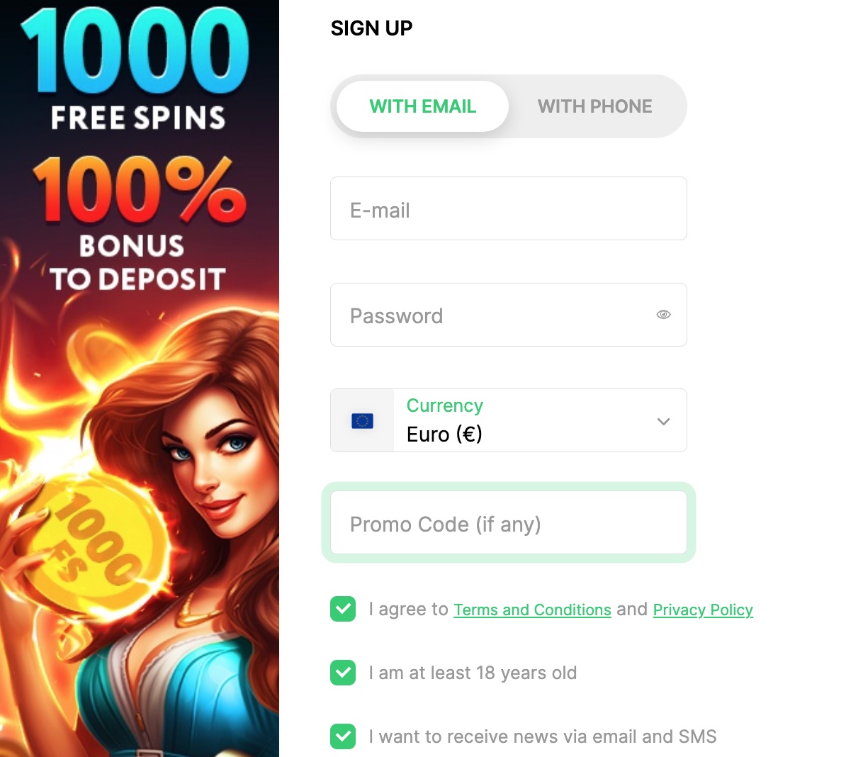 Pokerdom Registration Process