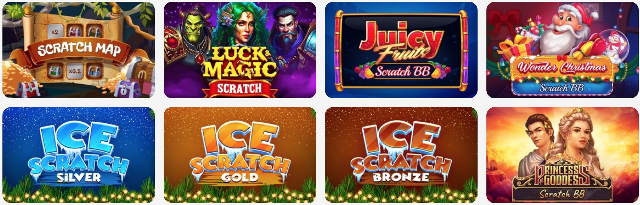 Pokerdom Scratch Cards Games