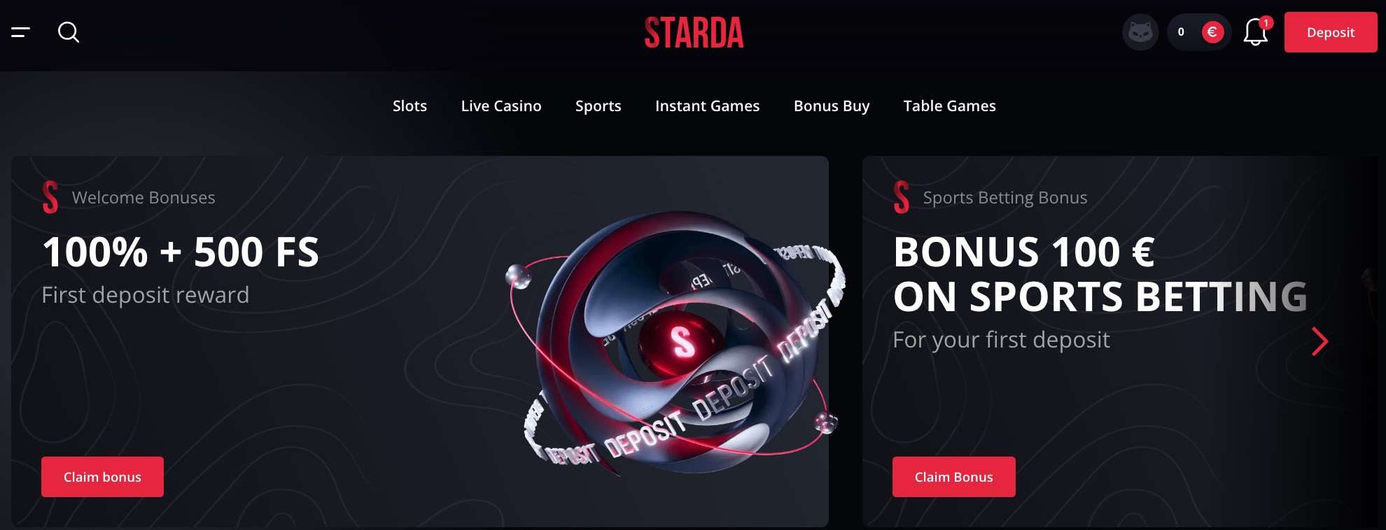 Starda Casino Official Website