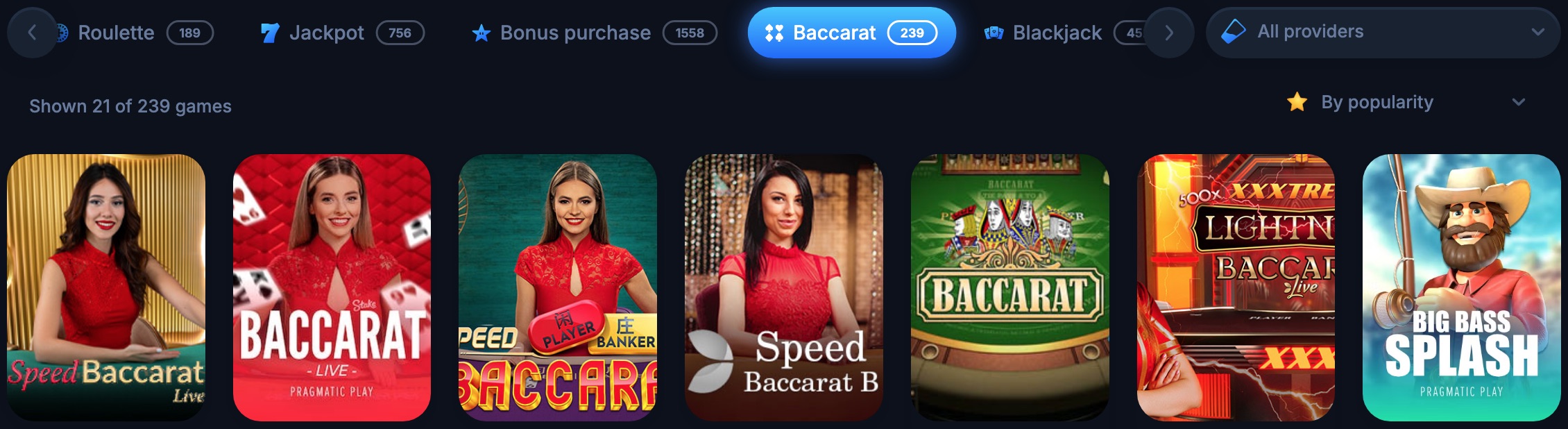 Baccarat Vodka Bet