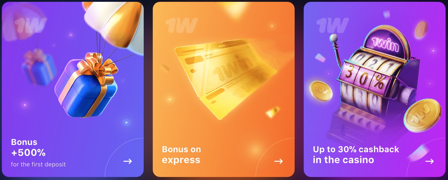 1Win Bonuses