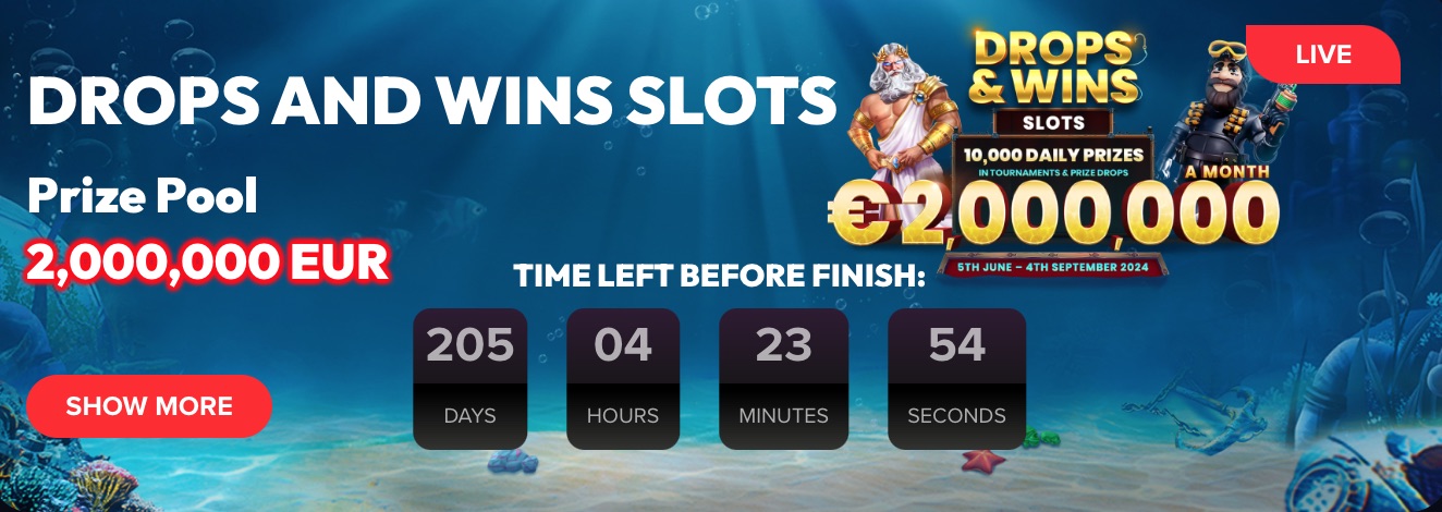 Arlekin Casino Drops e ganha slots