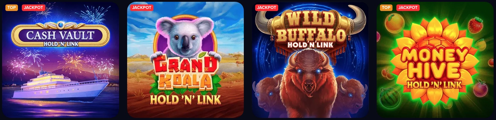 Jogos de Jackpot do Casino Arlekin