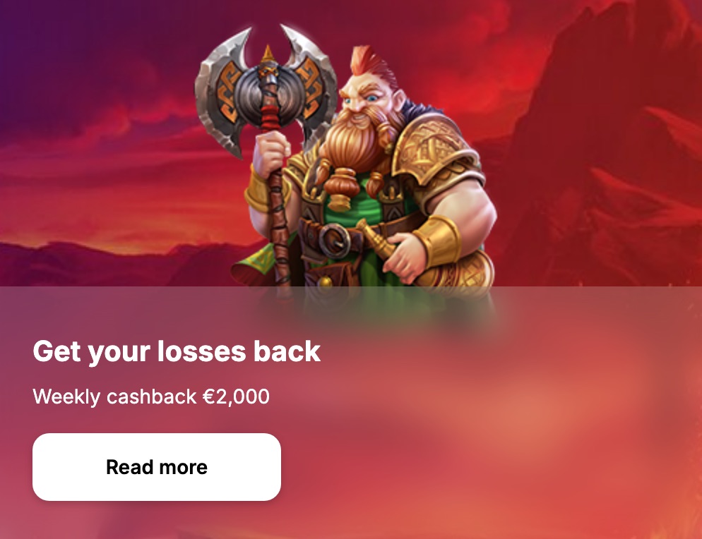 Hit'N'Spin Casino Cashback