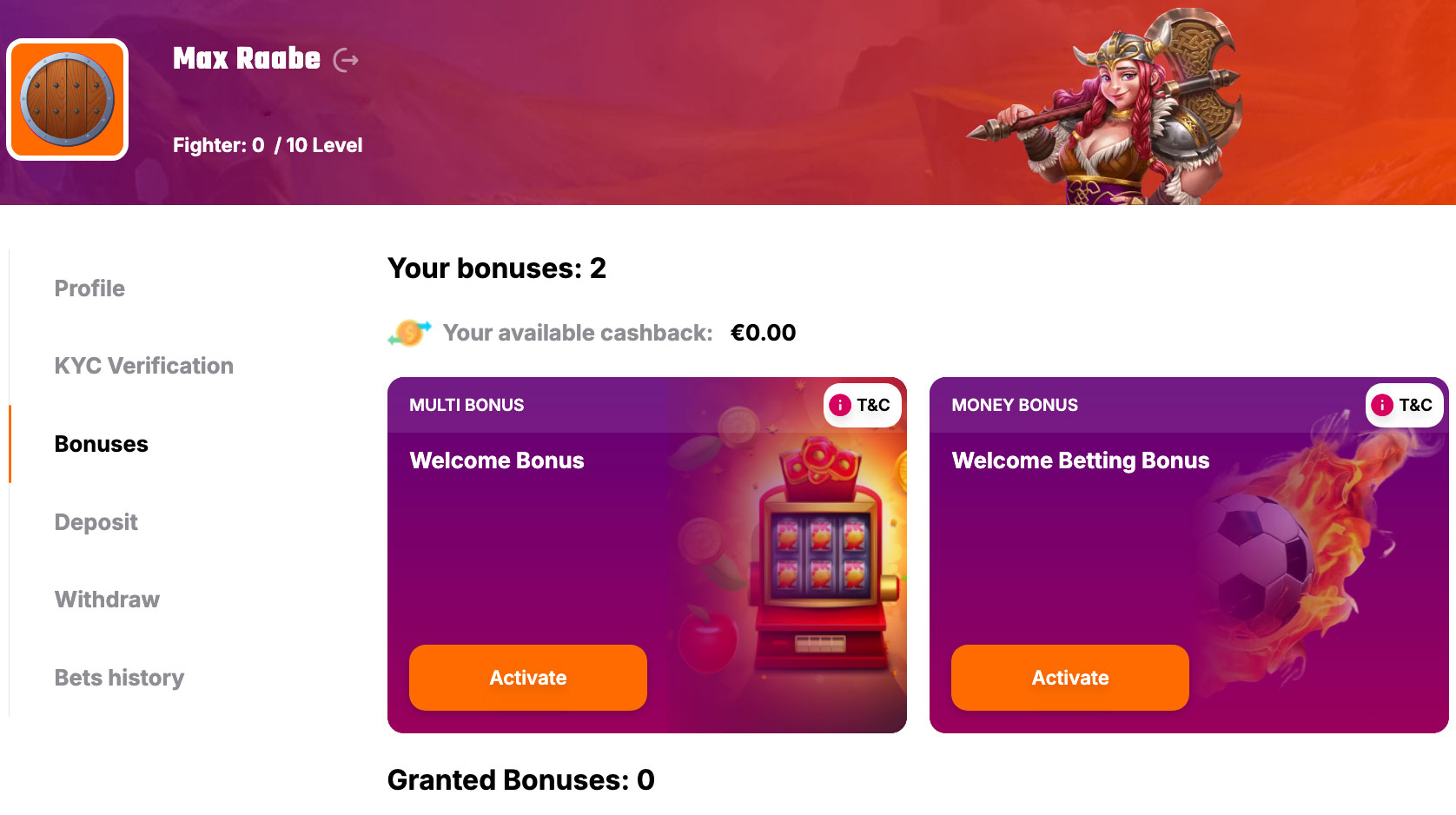 Hit'N'Spin Casino How to Claim Bonuses