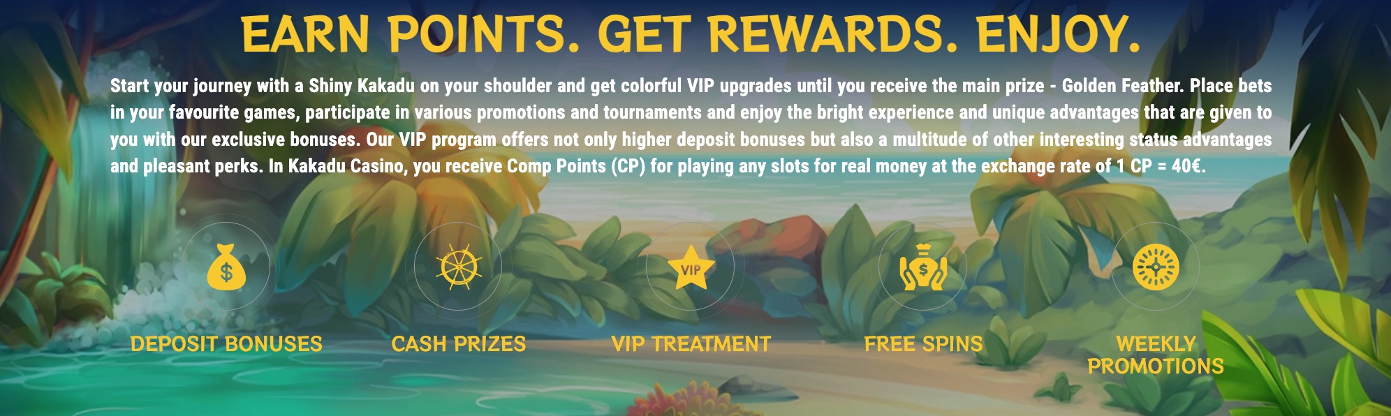 Programa VIP del casino Kakadu