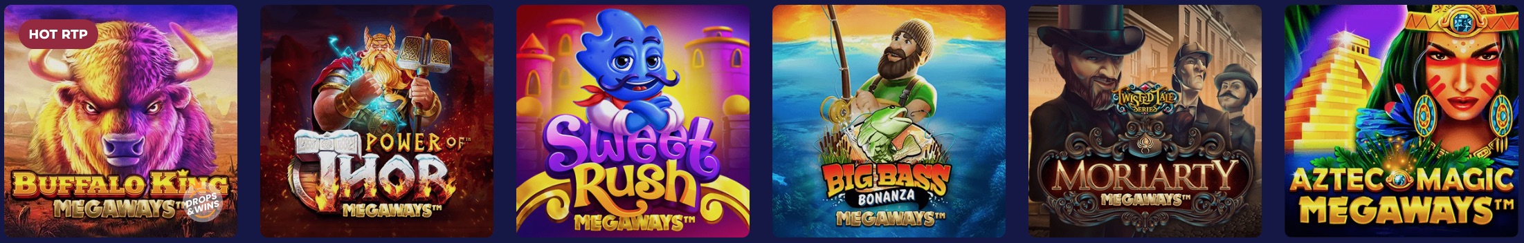 Juegos de Pinocasino Megaways