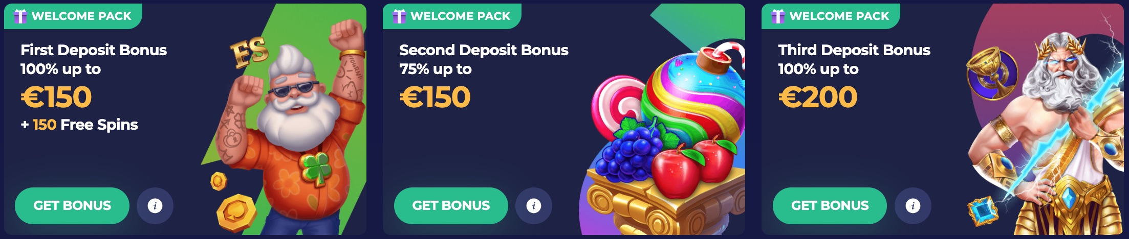 Pinocasino xush kelibsiz bonus to'plami