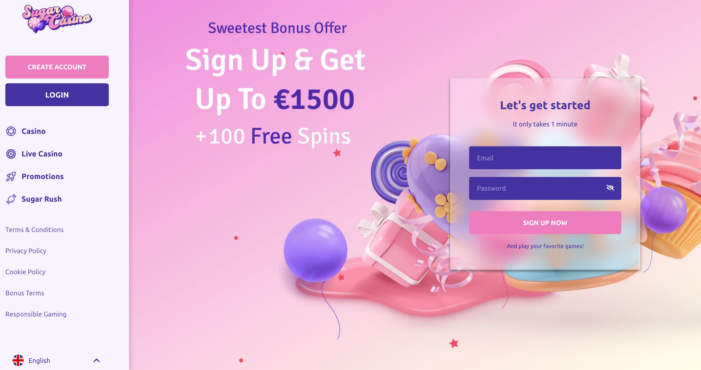 Sugar Casino Official Website