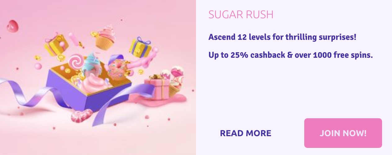 Sugar Casino Sugar Rush Promosyonları