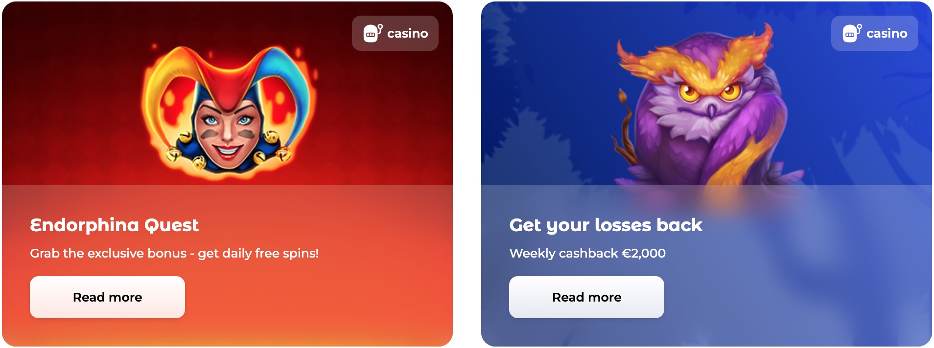 Bonus exclusifs du casino Verde