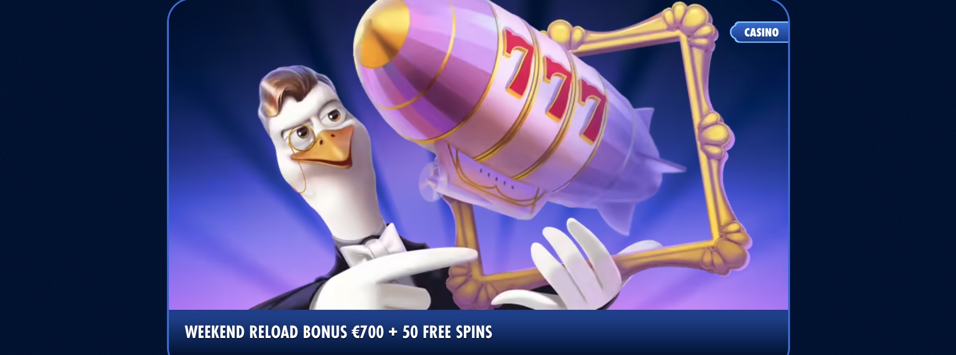 Wingaga Casino Wochenend-Reload-Bonus