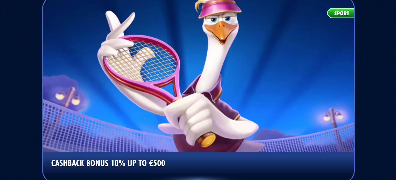 Wingaga Casino Sport Cashback