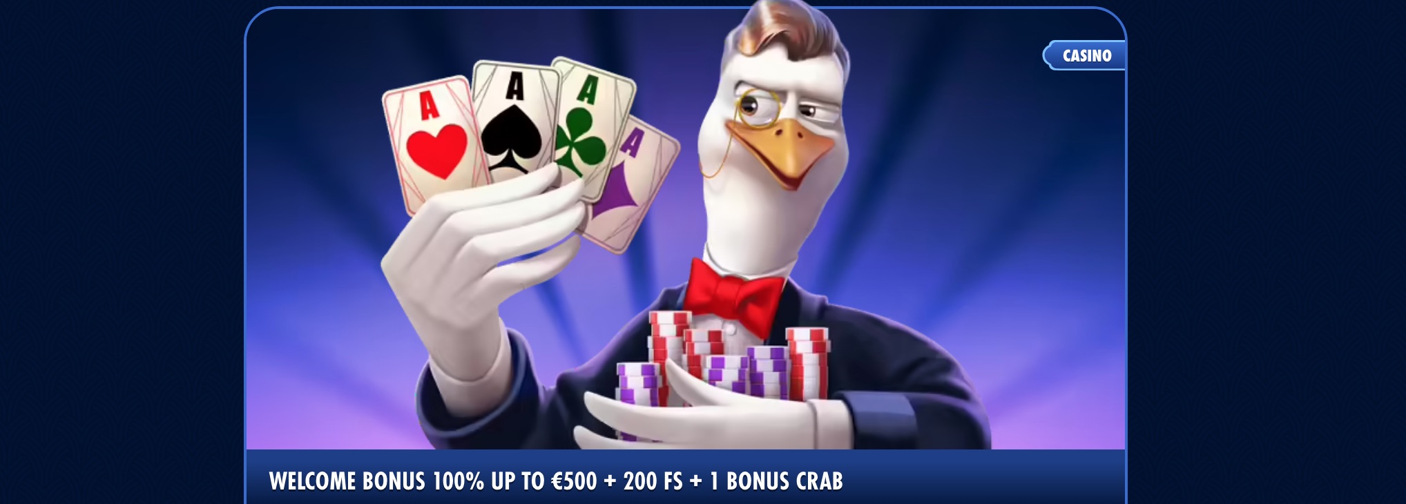 Wingaga Casino қош келдіңіз бонусы