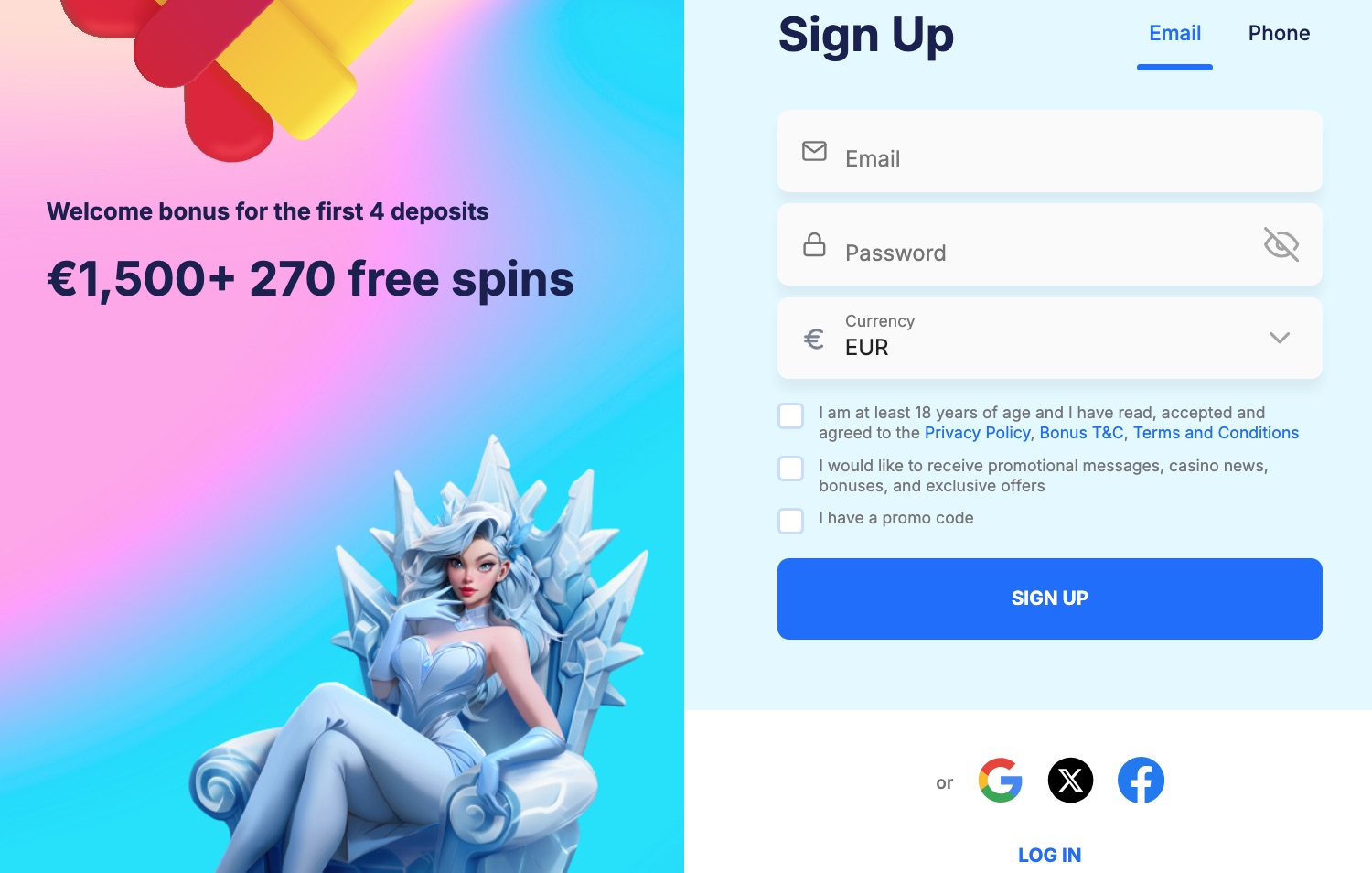 How to Register at Ice Casino