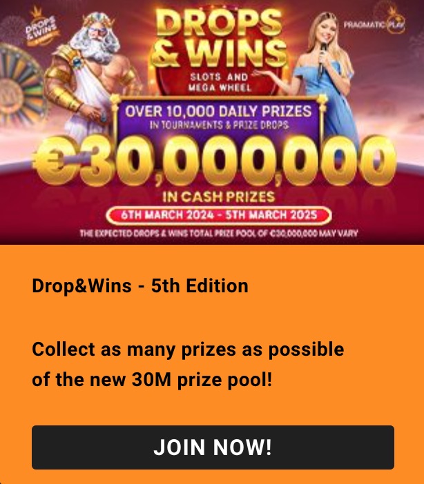 Casinò Vegadream Drop & Wins